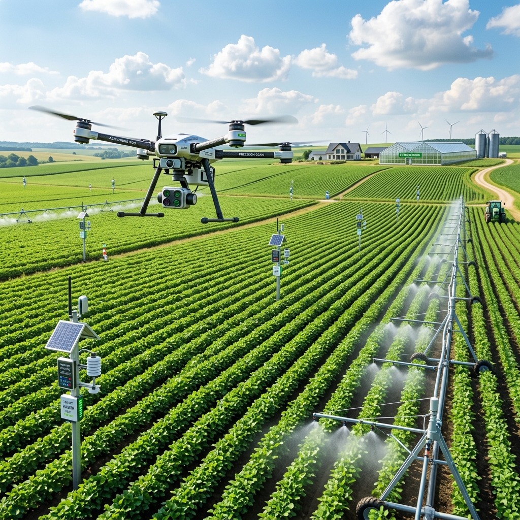 Smart Agriculture Automation Drone